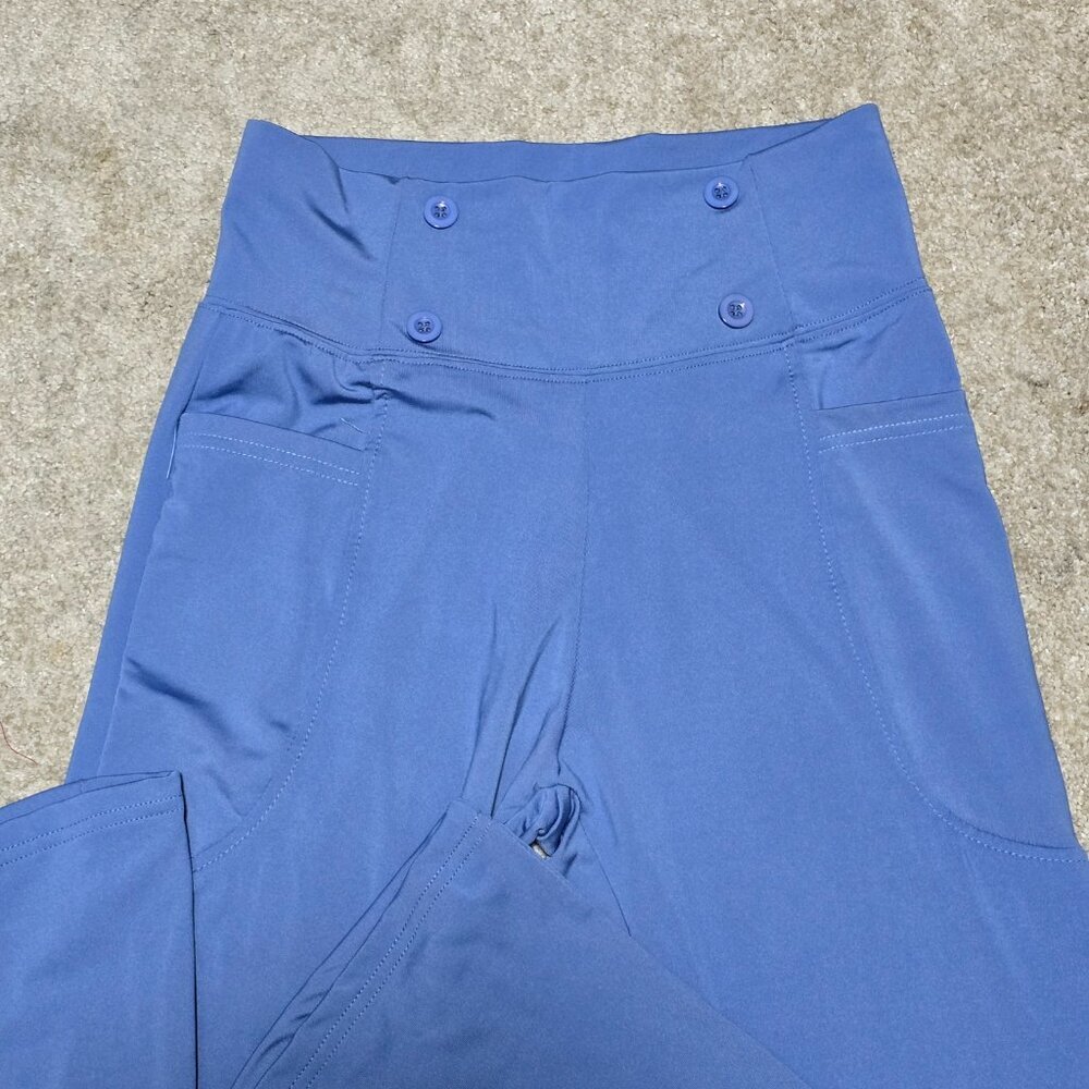 2 Pair Light Weight Pants - Blue and Tan - Medium - Picture 4 of 8